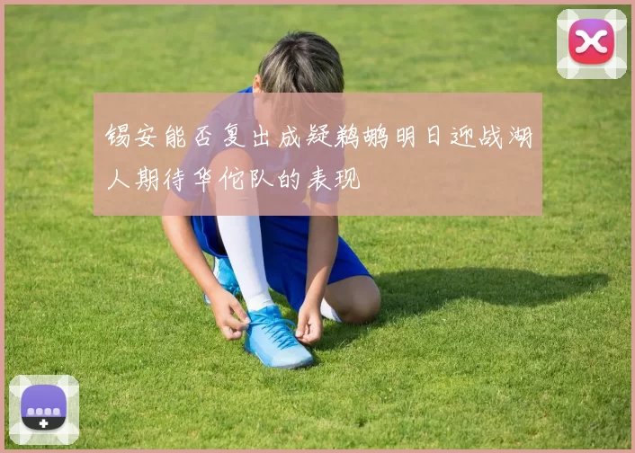 锡安能否复出成疑鹈鹕明日迎战湖人期待华佗队的表现